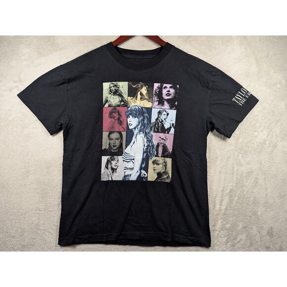 Taylor Swift Other - Taylor Swift The Eras Tour 2023 Official Merch Black Shirt Sz MEDIUM Tour Dates